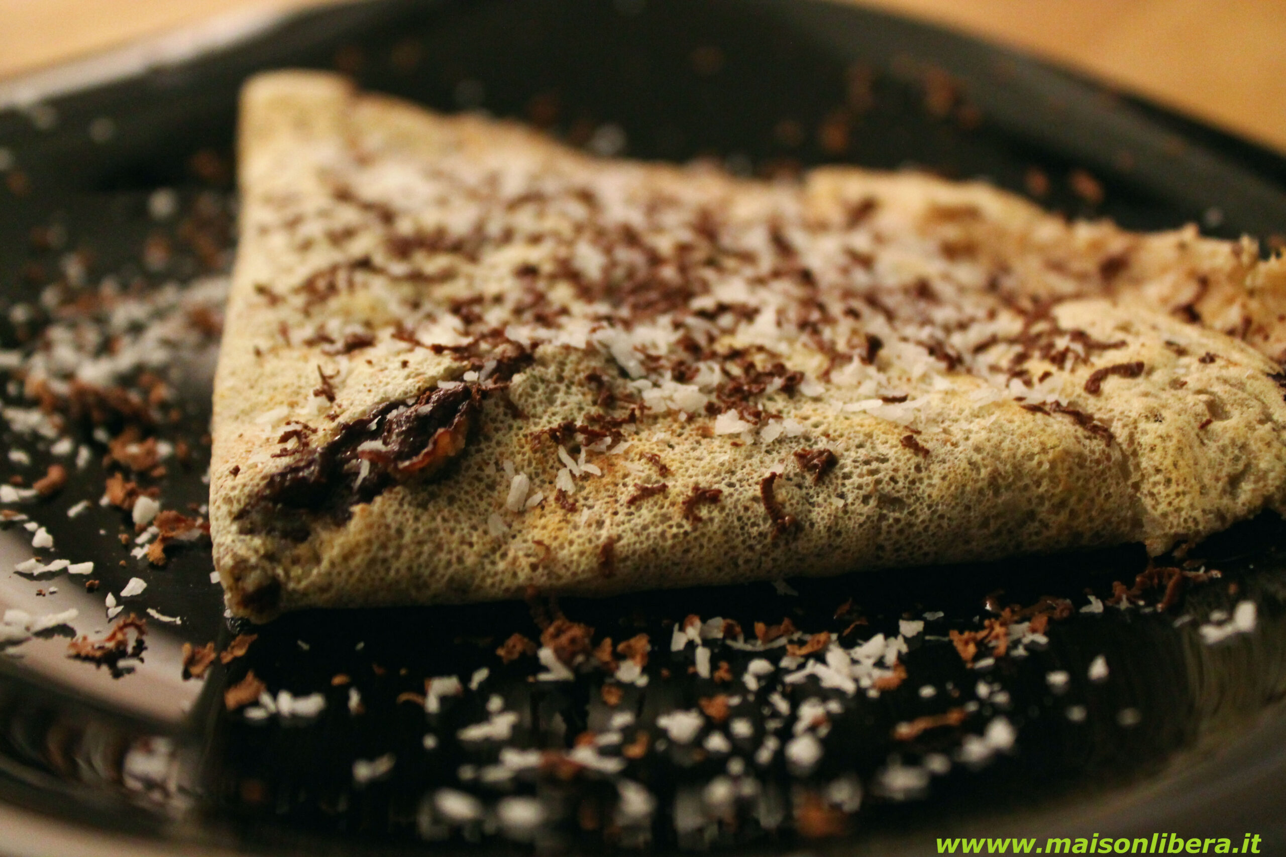 Crêpes senza glutine al cioccolato Crêpes senza glutine al cioccolato